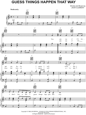 Guess Things Happen That Way