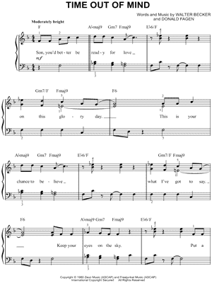 Time Out of Mind by Steely Dan - Sheet Music