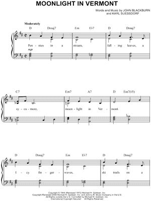 Moonlight In Vermont