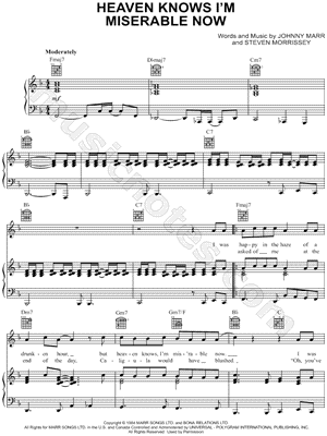 Heaven Knows I'm Miserable Now