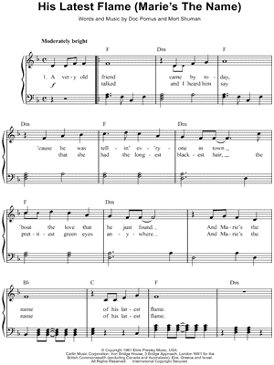 (Marie's the Name) His Latest Flame