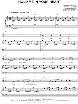 Hold Me In Your Heart