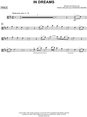 In Dreams - Viola