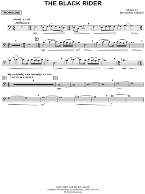 The Black Rider - Trombone