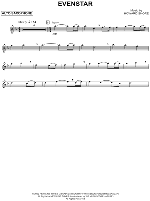 Evenstar - Alto Saxophone