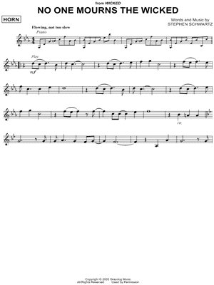 No One Mourns the Wicked