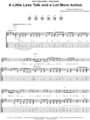 A Little Less Talk And a Lot More Action