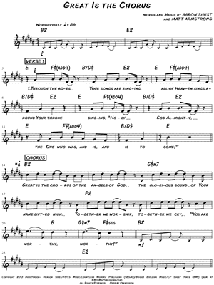 Great Is the Chorus