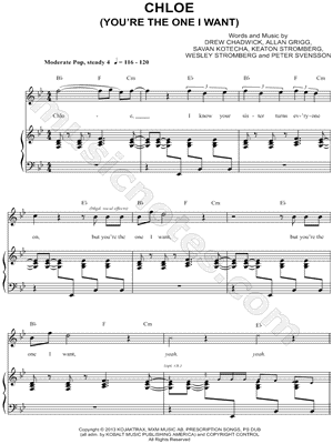 Chloe (You're the One I Want)