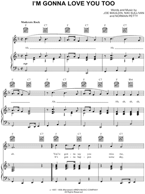 I'm Gonna Love You Too