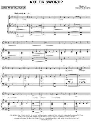 Axe or Sword? - Piano Accompaniment (Wind Instruments)