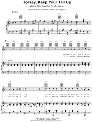 Horsey, Keep Your Tail Up