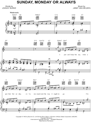 Sunday, Monday or Always