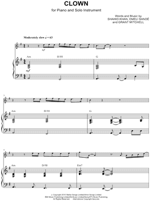 Clown - Piano Accompaniment