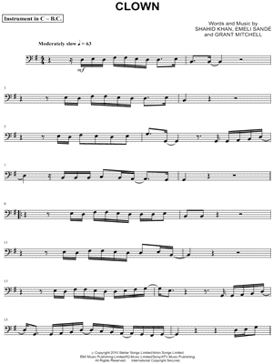 Clown - Bass Clef Instrument