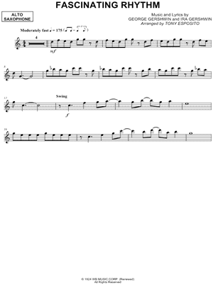 Fascinating Rhythm - Alto Saxophone