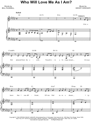 Who Will Love Me As I Am?