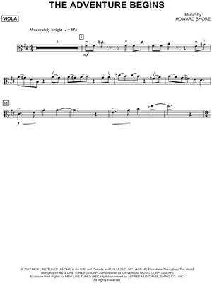 The Adventure Begins - Viola