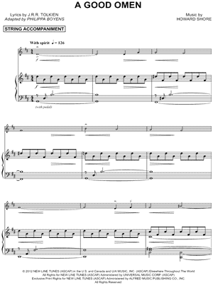 A Good Omen - Piano Accompaniment (Strings)