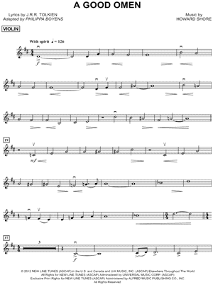 A Good Omen - Violin