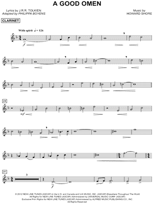 A Good Omen - Clarinet