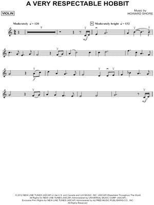 A Very Respectable Hobbit - Violin