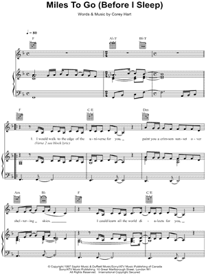 Miles To Go (Before I Sleep)