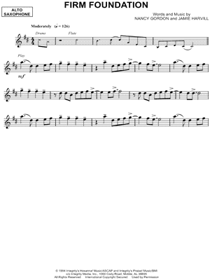 Firm Foundation by Nancy Gordon - Sheet Music