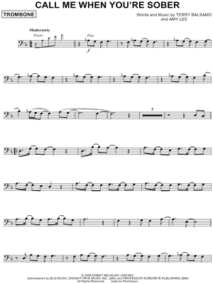 Call Me When You're Sober