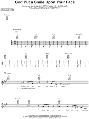 God Put a Smile Upon Your Face