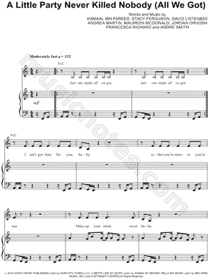 A Little Party Never Killed Nobody (All We Got)