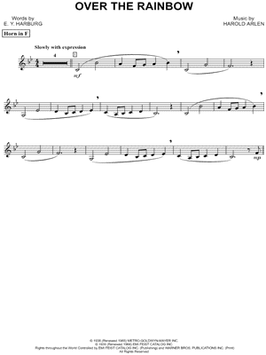 Over the Rainbow - French Horn