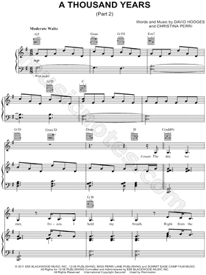 A Thousand Years, Pt. 2