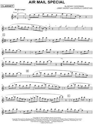 Air Mail Special - Clarinet