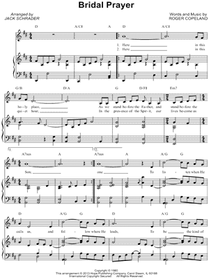 Bridal Prayer