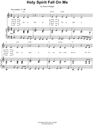 Holy Spirit Fall on Me