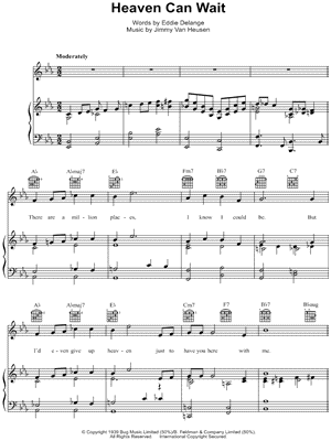 Heaven Can Wait by Glenn Miller - Sheet Music