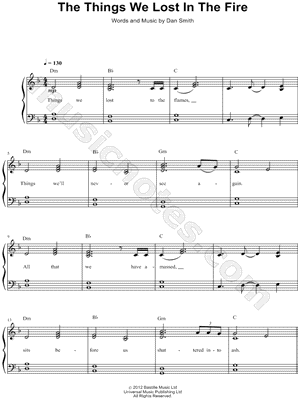 Things We Lost In the Fire