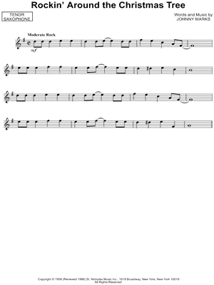 Rockin' Around the Christmas Tree by Brenda Lee - Sheet Music