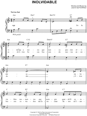Inolvidable