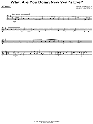 What Are You Doing New Year's Eve?