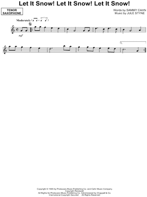 Let It Snow! Let It Snow! Let It Snow!