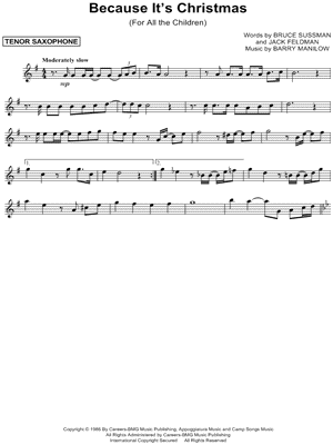 Because It's Christmas (For All the Children)