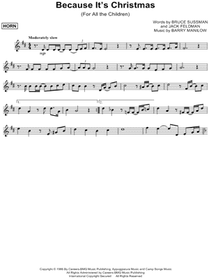 Because It's Christmas (For All the Children)