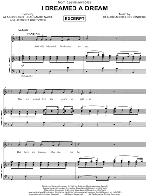 I Dreamed a Dream [Excerpt]