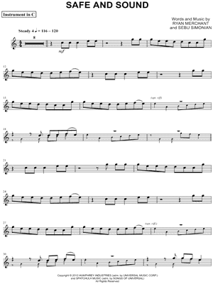Safe and Sound - C Instrument