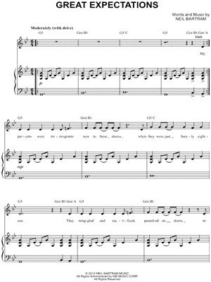 Great Expectations from The Theory of Relativity - Sheet Music