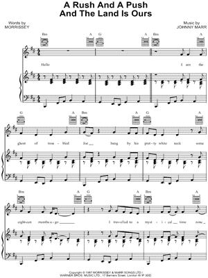 A Rush And A Push And The Land Is Ours