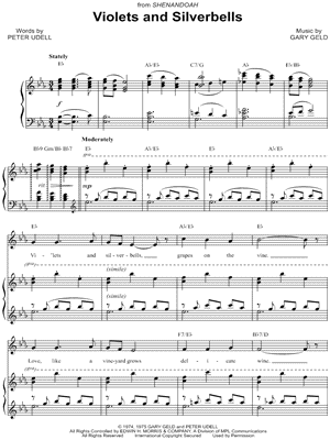 Violets and Silverbells