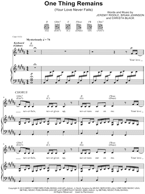 One Thing Remains (Your Love Never Fails)